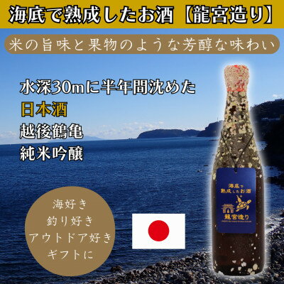 【ふるさと納税】海底で熟成した日本酒 純米吟醸【米の旨味と果物のような芳醇な香り】越後鶴亀 #D1【1751200】