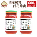 【ふるさと納税】【国産はちみつ】日本純粋百花蜂蜜「森の蜜」 300g×2本 計600g 化粧箱入り はちみつ ハチミツ ハニー 国産蜂蜜 国産ハチミツ 国産はちみつ 瓶詰 純粋はちみつ 純粋ハチミツ 大分県 九州 百花蜜 送料無料