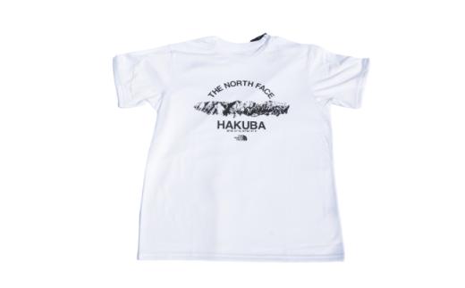 THE NORTH FACE「白馬三山 Tシャツ」ウィメンズM　ホワイト【P0550495_W_M_WH】