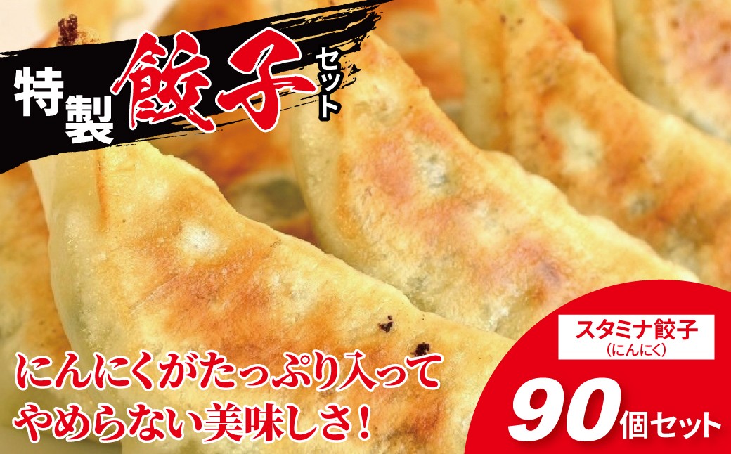 
にんにくたっぷり！　スタミナ餃子　90個
