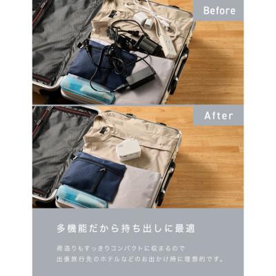ふるさと納税 守口市 CIO 電源タップ(ケーブル&収納付き)+USB充電器 Built in CABLE ホワイト |  | 02