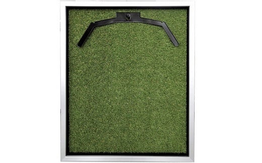 JS-102-2 リアル人工芝 ユニフォームケース額 Mサイズ フレームカラー:オーク(濃い茶の木目調)