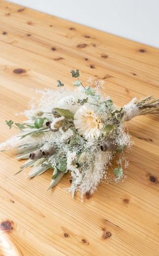 ドライフラワーブーケ グリーン