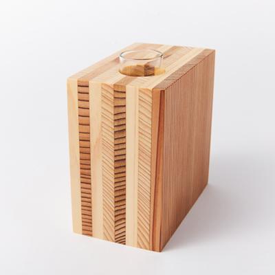ふるさと納税 川上村 スギとヒノキの一輪挿し |  | 01