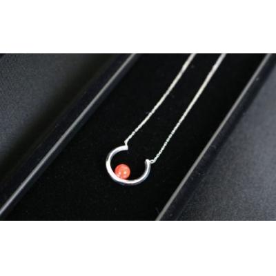 ふるさと納税 室戸市 赤サンゴ 馬蹄デザイン ペンダント |  | 01