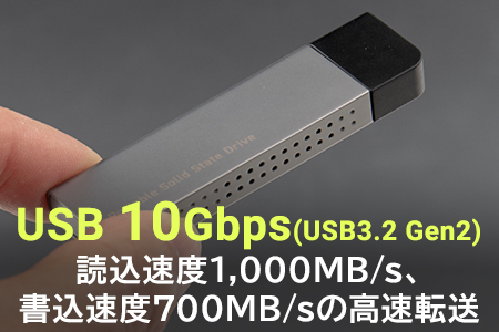 【105-04】ロジテック SSD 2TB 外付け Parallels Desktop 18 for Mac Pro Edition 付属  iPhone 15 対応 薄型 スリム Type-C US