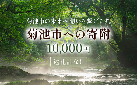 菊池市への寄附(返礼品はありません) 熊本県 菊池市 返礼品なし 10,000円
