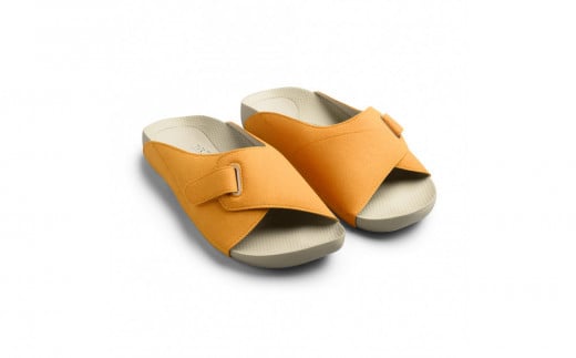 AKAISHI アーチフィッター603指圧 やわらかなソフト指圧の室内履きサンダル【アプリコット】＜Mサイズ＞