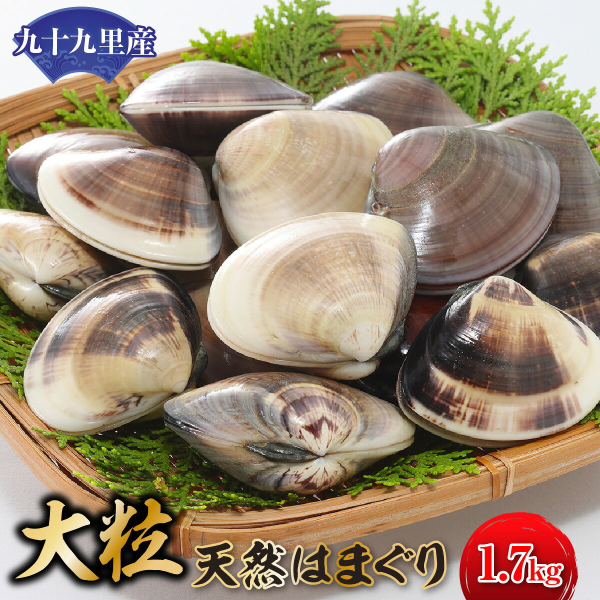 九十九里産 大粒 天然はまぐり1.5kg ふるさと納税 はまぐり 蛤 天然 焼きはま 網焼き 酒蒸し お吸い物 お祝い パエリア 和食 活はまぐり 川喜屋水産 節句 ひな祭り ひなまつり 手土産 送料無料
