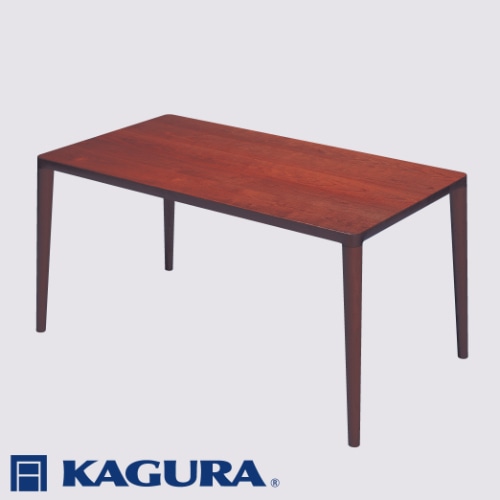 家具蔵 KAGURA テーブル エミネント 1500 ウォールナット材 家具 ダイニング 木材 無垢材 職人 手作業 天然木 高級木材 無添加 安全 ジャパニーズモダン 高級家具 熟練 無着色 おしゃれ 天然木無垢材 温もり シンプル 洗練 ( B-131 )