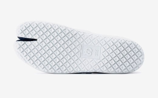 足袋型シューズ『たびりら』カラー：凪【22.5cm】【倉敷市産 国産 靴 くつ シューズ 足袋型コンフォートシューズ 足袋シューズ 足袋 軽い 綿100％ 岡山県 倉敷市 おすすめ 人気】