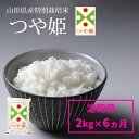 【ふるさと納税】【定期便6回】山形産 特別栽培米 つや姫 2kg×6ヶ月(計12kg) FY24-304