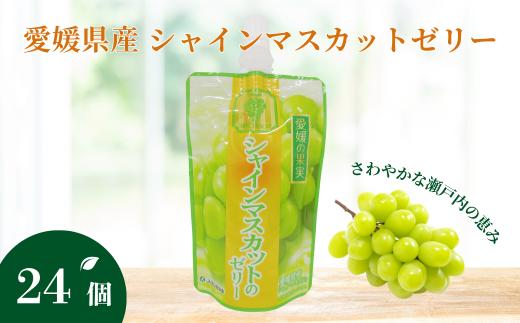 ゼリー 飲むゼリー シャインマスカット 150g×6個×4箱 JAえひめ  愛媛の果実シャインマスカットのゼリー (E-9) | B368