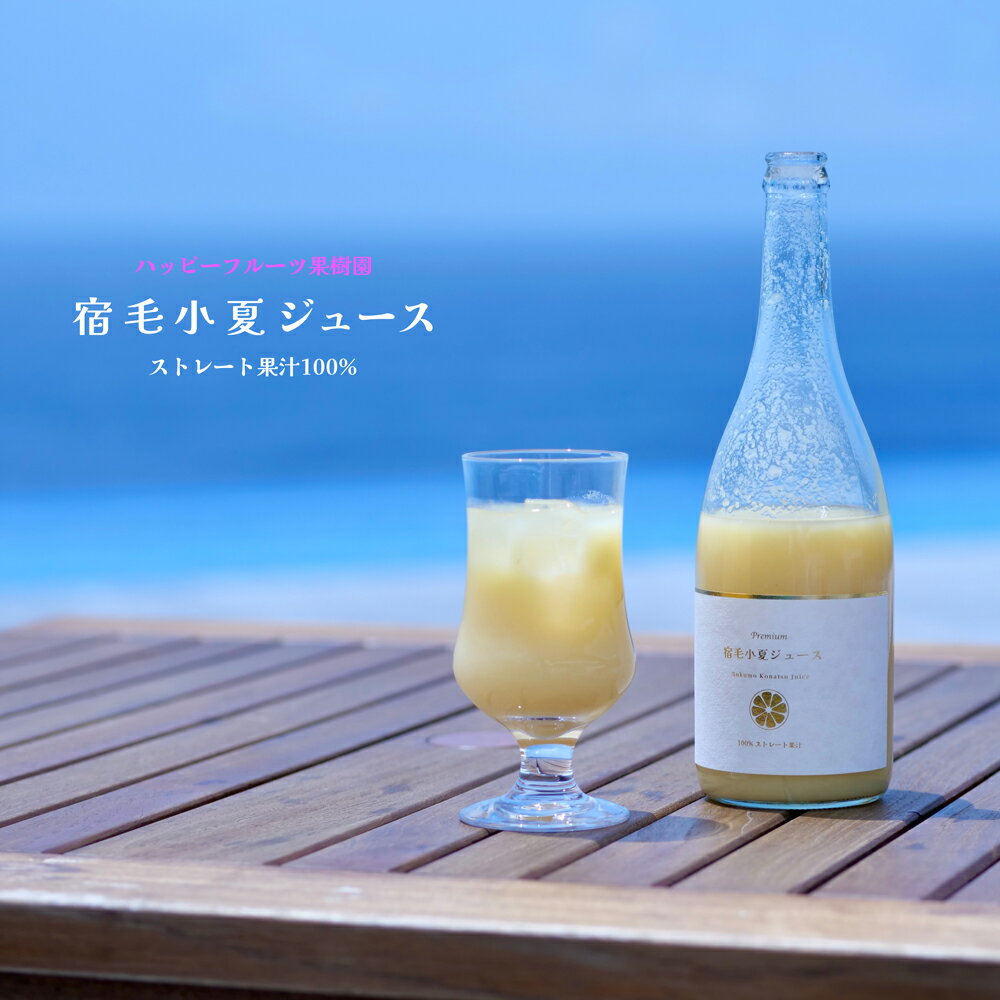 【ふるさと納税】 先行予約 2026年 4月下旬発送 ハッピーフルーツ果樹園 宿毛小夏ジュース 化粧箱入り 柑橘 みかん ストレート 100% 無添加 果汁 プレゼント フルーツジュース 果物 産地直送 高知県産 特産品 お取り寄せ 国産 ドリンク 飲料 宿毛市 高知県 9000円