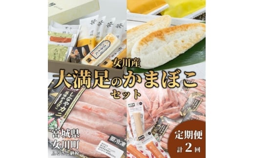 ＜3ヵ月毎定期便＞女川産大満足のかまぼこセット全2回【4080591】