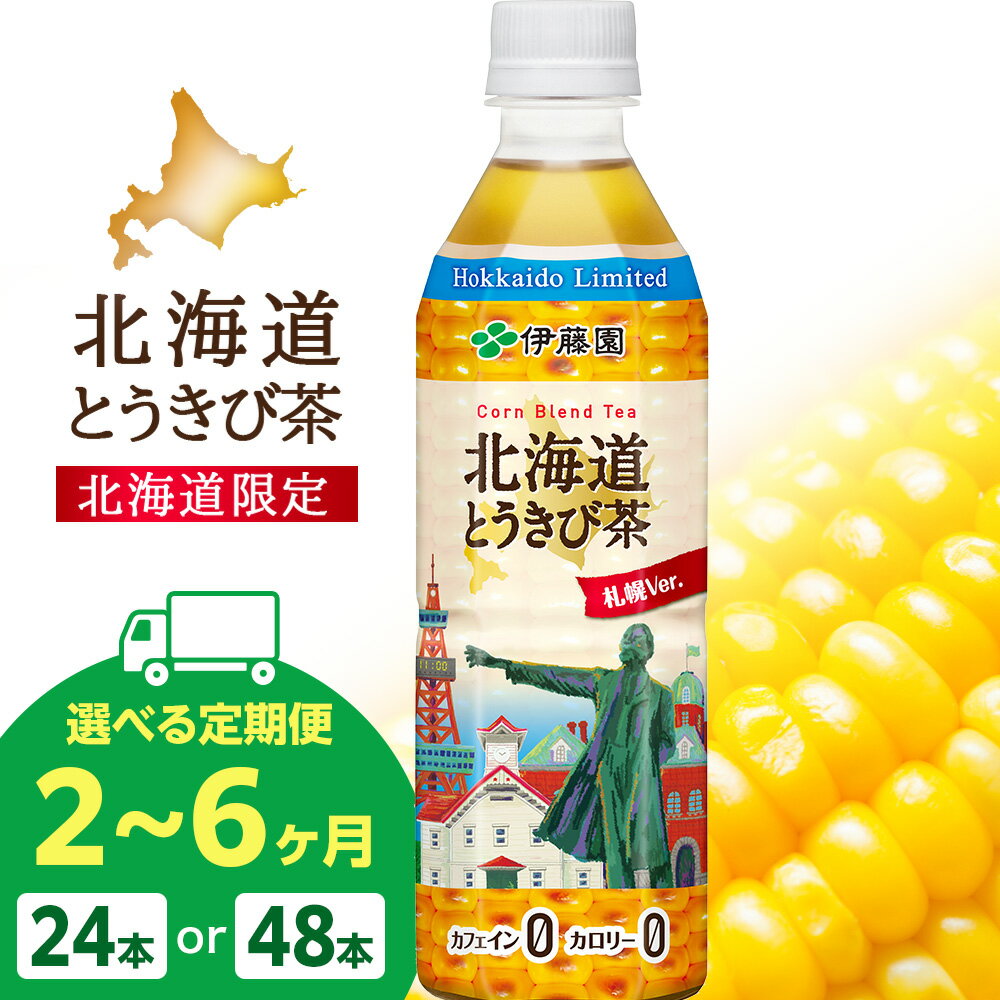 【北海道限定】北海道とうきび茶 500ml×24本×2ケース 飲料類 お茶 とうきび【北海道千歳市】ギフト ふるさと納税　アンチエイジング　北海道限定に訳あり