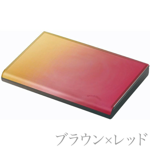 名刺入れ ブラウン&レッド 選べる10種 カードケース 茶色 赤 ちゃいろ あか ギフト プレゼント 誕生日 贈答 記念 ビジネス ornament Card Case イベント お楽しみ会 贈答品 