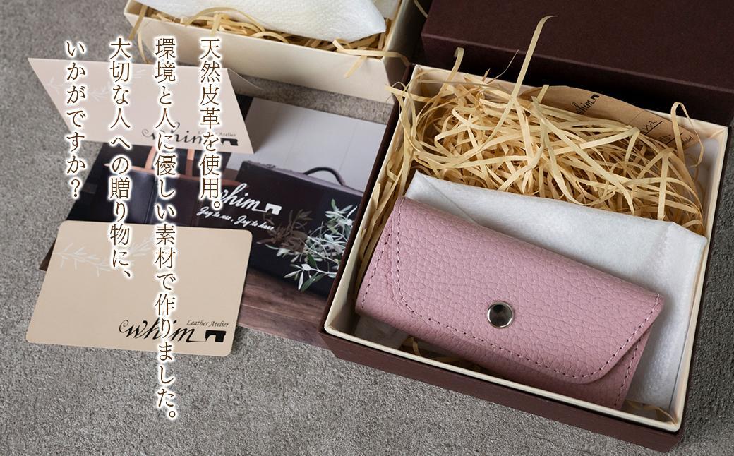 本革 スリムキーケース３連 日本製 革製品 レザー コンパクト Liete vivid オーク