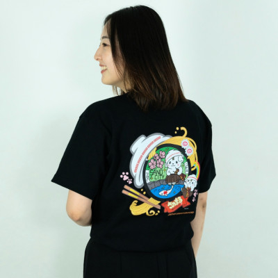 
            佐野市 マンホールTシャツ(さのまる)黒 XLサイズ【1534715】
          