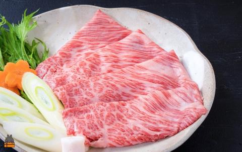 A5ランク THE鹿児島黒毛和牛霜降りすき焼き 400g（200g×2） ( 鹿児島黒毛和牛 A5 牛肉 ビーフ 贅沢 極上 こだわり プレミアム 徳之島 鹿児島 赤身 脂身 カミチク 幸せ )