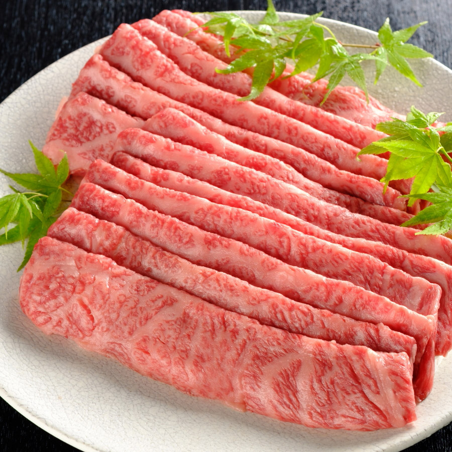 福岡県産博多和牛肩ロース焼肉用・スライス各400g