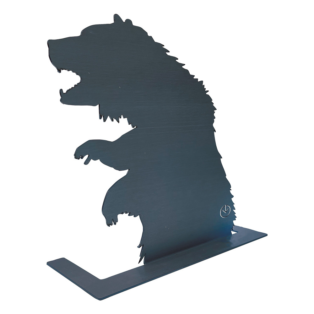 GRAVIRoN BEAR アクセサリースタンド （黒皮鉄 / 酸洗鉄）