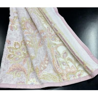 ふるさと納税 泉大津市 優しい肌ざわり。13196-1日本製ペイズリーFBZタオルケットシングルサイズ　ピンク |  | 02