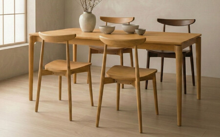 ダイニングチェア 無垢 天然 椅子 いす R050 1脚