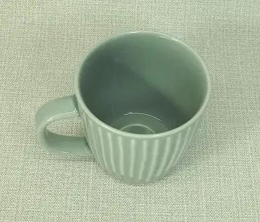 【波佐見焼】３２５mlのマグカップ３個組  花ふわりグレー 【西海陶器】 ３ 11321｜波佐見焼 陶器