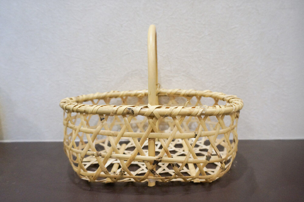 【寄附金額見直しました】竹籠 りんごジュース 津軽竹籠と草邑オリジナルりんごジュース5本セット 工芸品 青森県弘前市 草邑