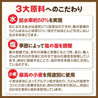 ふるさと納税 三木町 藤麺　国産小麦粉で作ったさぬきうどん |  | 02
