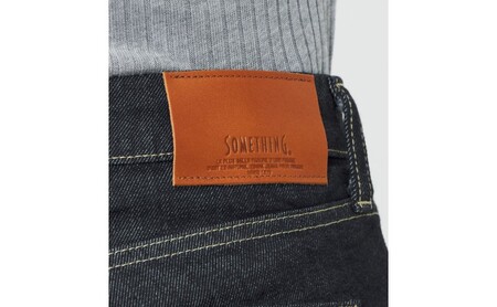 【レディース25インチ～30インチ】SOMETHING ELSA STANDARD ストレートデニムパンツ SKY03-200【インディゴブルー】 30インチ