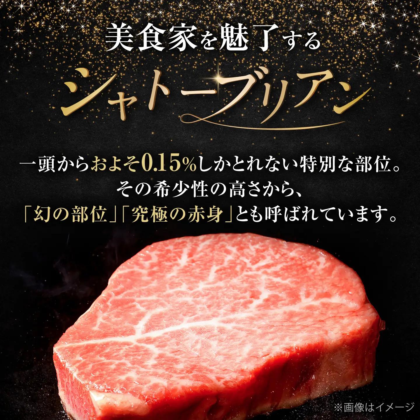 【全12回定期便】 博多和牛 牛肉 ヒレ シャトーブリアン 400g(200g×2) VFD082 シャトーブリアン