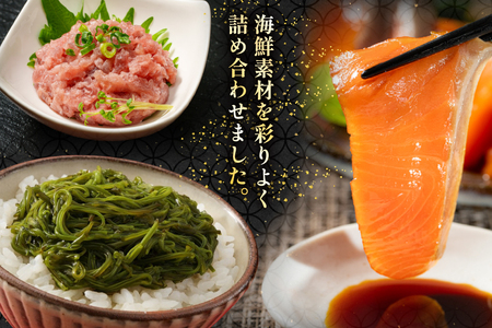 詰め合わせ 漁師めし 海鮮丼 〈海〉 90g×3 計270g