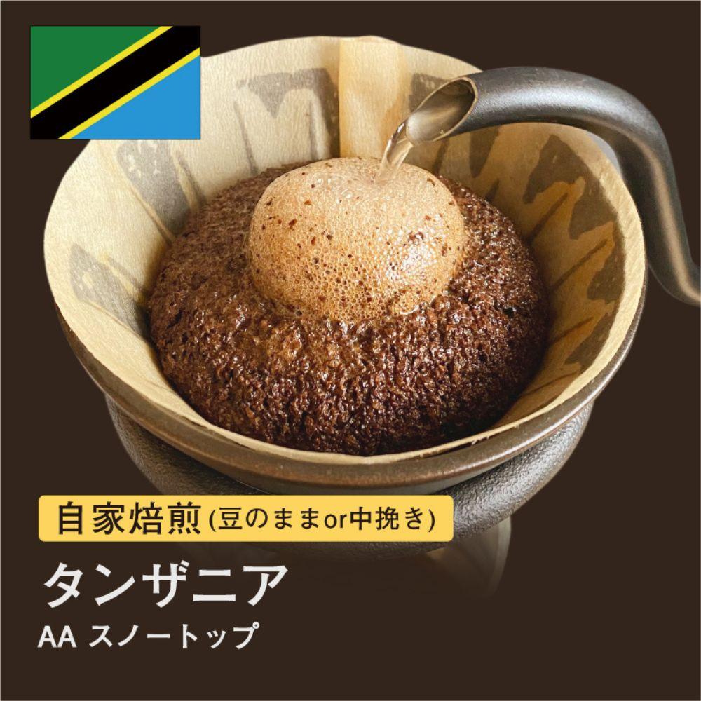 【ふるさと納税】#008 タンザニア AA スノートップ コーヒー豆 310g 当日焙煎 大山珈琲