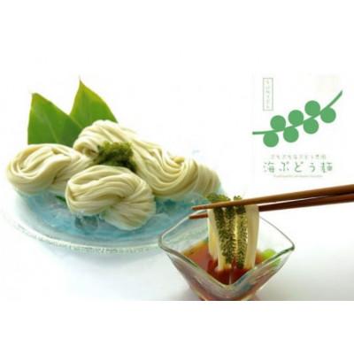 ふるさと納税 糸満市 海ぶどう麺<6食セット>+海ぶどう