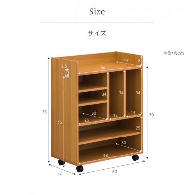 ふるさと納税 海南市 ランドセルラック 2人用 キャスター付き ホワイトウッド avd101102202 |  | 02