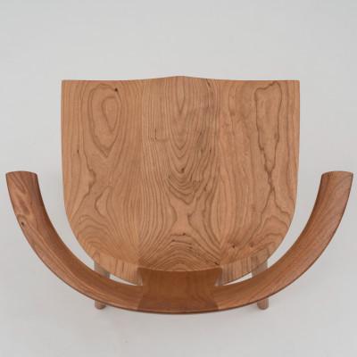 ふるさと納税 常陸大宮市 【家具蔵】アームチェア コルノ チェリー材 |  | 02