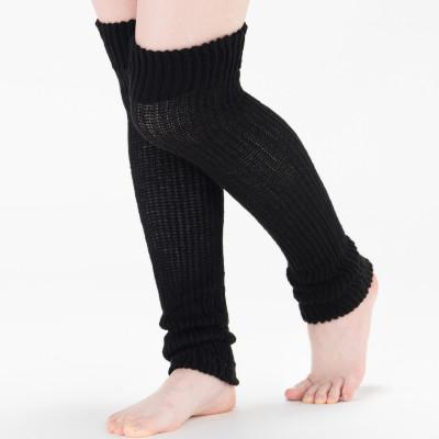 ふるさと納税 泉大津市 天然の美容繊維　裏シルク　ぽかぽかレッグウォーマー　フリーサイズ　ブラック　H-LW1900