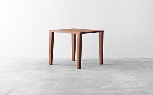 秋山木工 ダイニング テーブル W80xD80xH70cm ウォールナット ウォルナット 無垢 家具 木製 リビング シンプル おしゃれ 国産 ナチュラル PT0017-000029