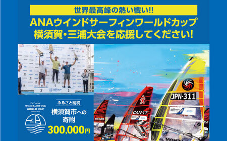 【返礼品なし】ANAウインドサーフィンワールドカップ横須賀・三浦大会開催 応援寄附 300,000円 津久井浜 神奈川県横須賀市【株式会社京急アドエンタープライズ】[AKHI005-8]
