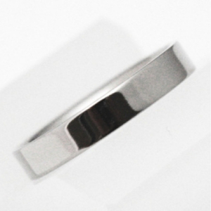 純チタン平打リング (幅3mm) 8号 | アクセサリー リング