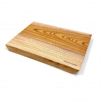 ふるさと納税 丹波市 ガラスのような木のお皿「一人膳 八寸」ケヤキ　Mサイズ　2枚セット |  | 01