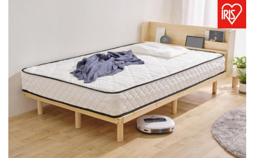 
            ベッド  宮付き高耐荷重すのこベッド HWBM-SD ナチュラル
          