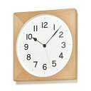 【ふるさと納税】ROOTナチュラル（NY21-09NT）Lemnos 掛け時計　【インテリア 工芸品 民芸品 伝統技術】　お届け：※申込状況によりお届け迄1～2ヶ月程度かかる場合があります。
