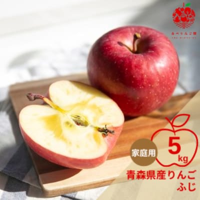りんご ふじ 約5kg (14～20玉) 青森県産 家庭用【先行受付 12月より順次発送】【配送不可地域：離島】