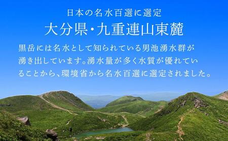 【定期便 全3回】阿蘇くじゅうの天然水 2L×12本（6本×2ケース）【名水百選】＜天然シリカ71mg/L　硬度約41mg/L＞EM004