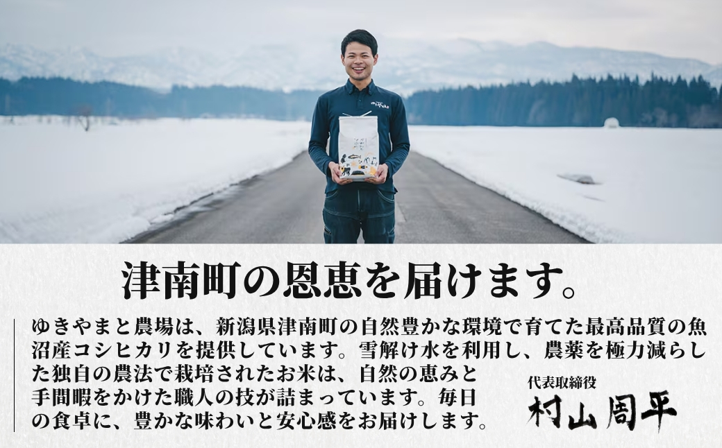【令和8年産先行予約】【12ヶ月定期便】魚沼産  特別栽培米 コシヒカリ「ゆきやまと」20kg (5kg×4袋) ※節減対象農薬当地比5割減 ※東京米スターセレクション金賞受賞 127537-012