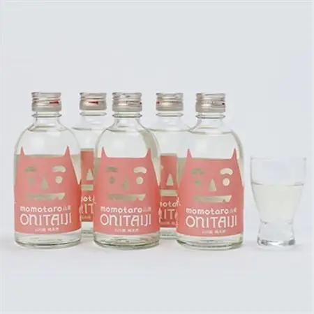 久米南産　山田錦　山廃純米酒　桃太郎　鬼退治　300ml　5本【1109201】