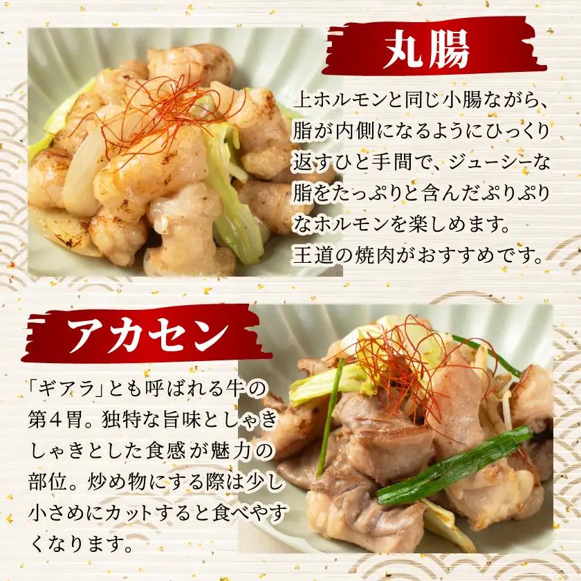 国産黒毛和牛シロホルモンセット840g A3-383枕【配送不可地域：離島】【1694678】